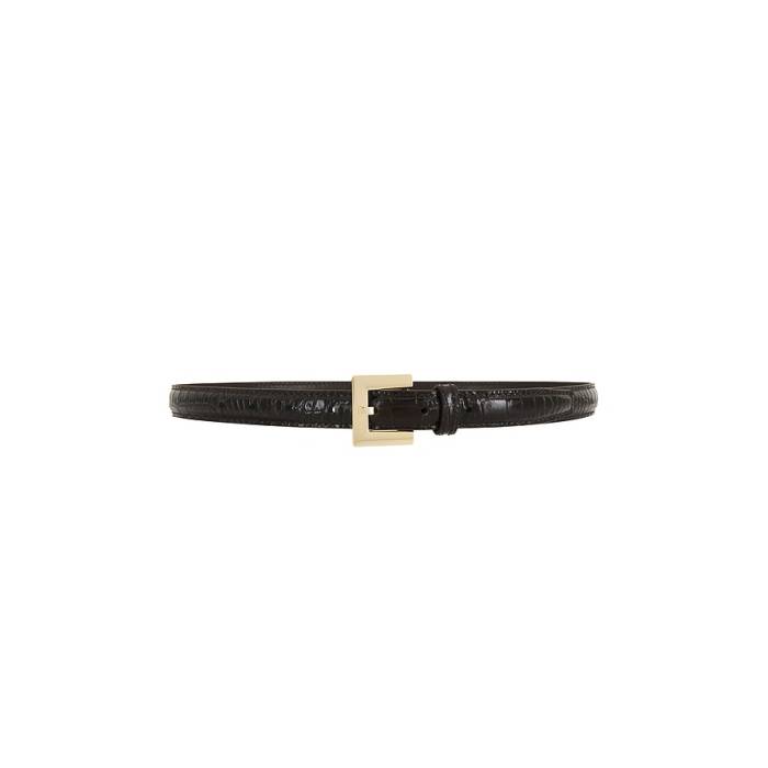 Anine Bing 【 Nicola Belt Women Dark Brown Embossed 】 胴締め レディース 赤銅色 赤銅色