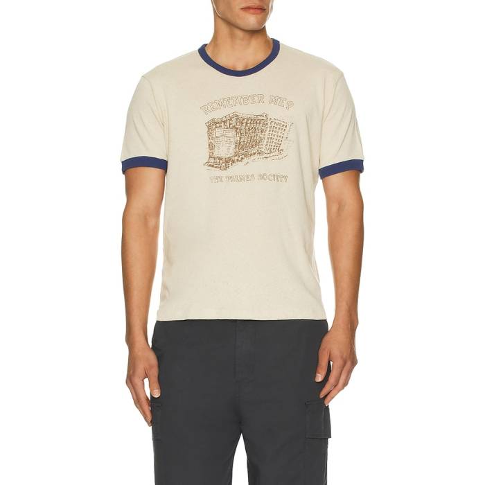 Palmes 【 Remember Ringer T-Shirt Men Broken White 】 Tシャツ メンズ 白色 ホワイト|スニケス