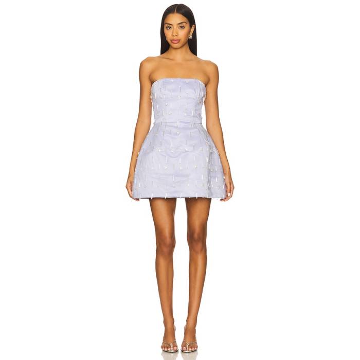 Mariandree Gaitan 【 Isabella Dress Women Periwinkle 】 御召しもの レディース