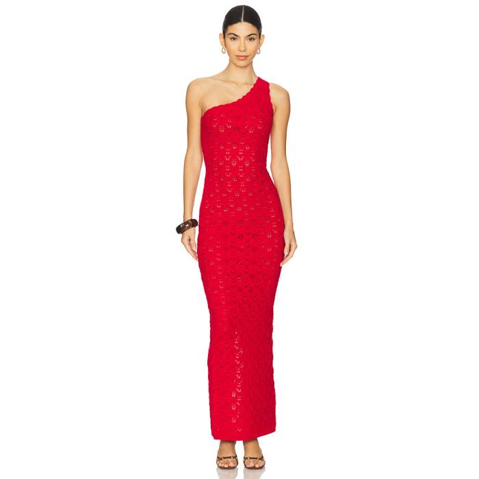 Ronny Kobo 【 Zelda Knit Dress Women Fiery Red 】 ニット ドレス レディース Red 赤・レッド|スニケス