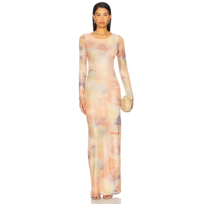Ronny Kobo 【 X Revolve Andrea Dress Women Pastel Multi 】 お召しもの レディース