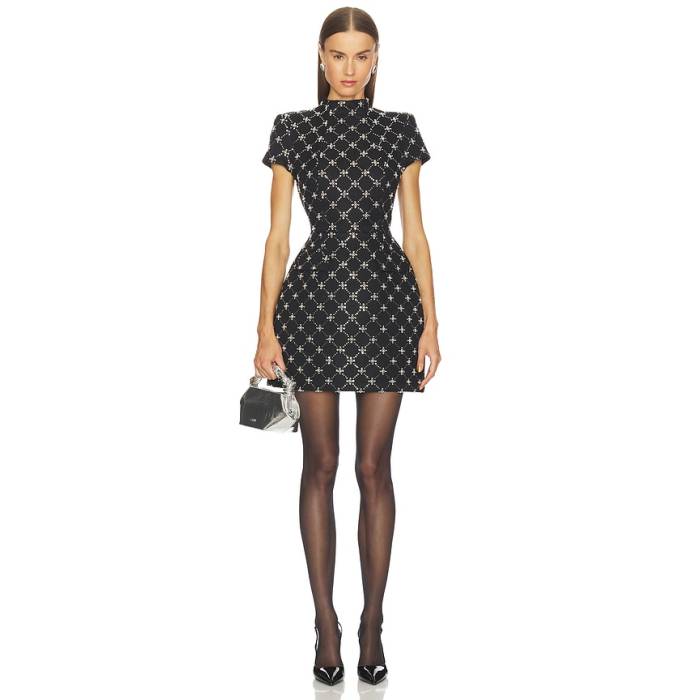 Nadine Merabi 【 Morgan Dress Women Black 】 御召しもの レディース 黒いこと 黒いこと