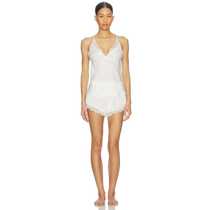 Flora Nikrooz 【 Madelyn Sueded Charm Cami Set Women Ivory 】 レディース 象牙色