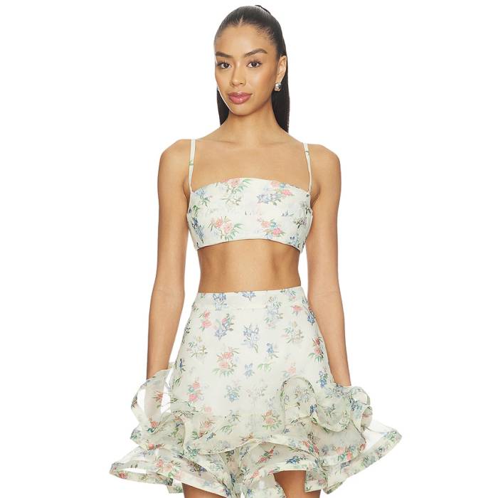La Fuori 【 Petal Cascade Bralette Women Yellow 】 カスケード レディース yellow 黄味がかった・黄色