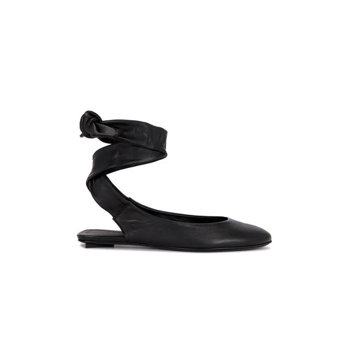 ジ・アティコ The Attico 【 Cloe Ballerina Flat Women Black 】 女性バレエダンサー レディース 黒いこと 黒いこと