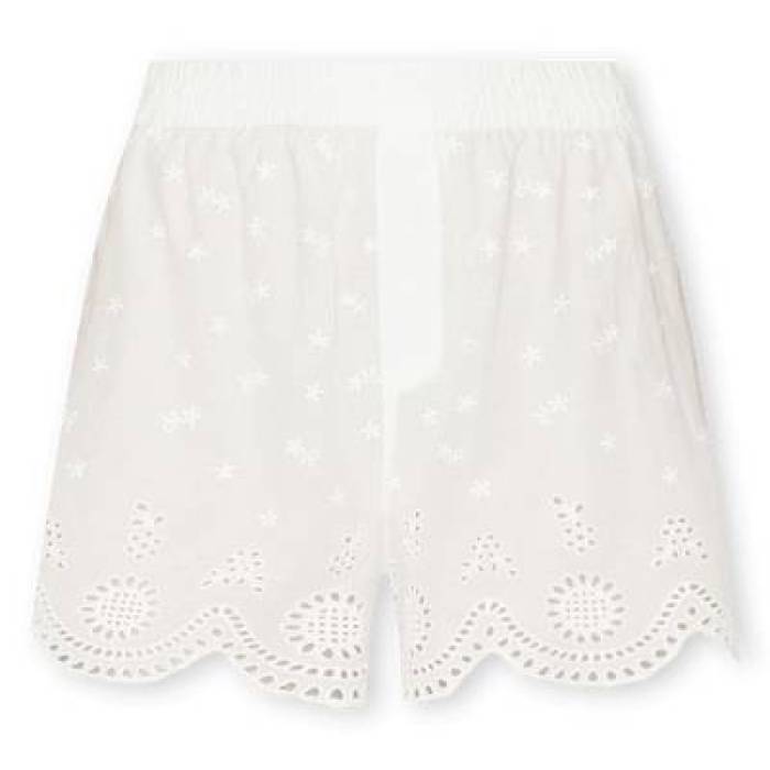 Loveshackfancy 【 Sorin Shorts Women Optic White 】 さる股引き レディース 白いこと 白いこと