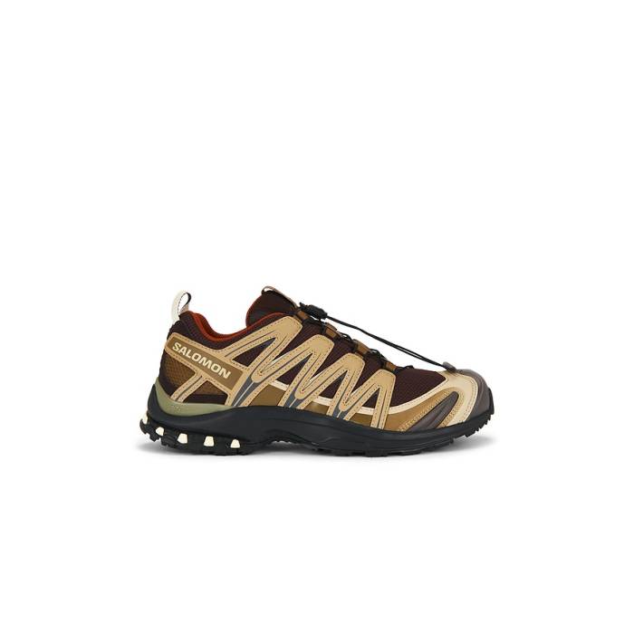 サロモン Salomon 【 Xa Pro 3D Men Black Coffee, Kelp, \u0026Amp; Safari 】 労働者階級 メンズ 黒いこと 黒いこと サファリ
