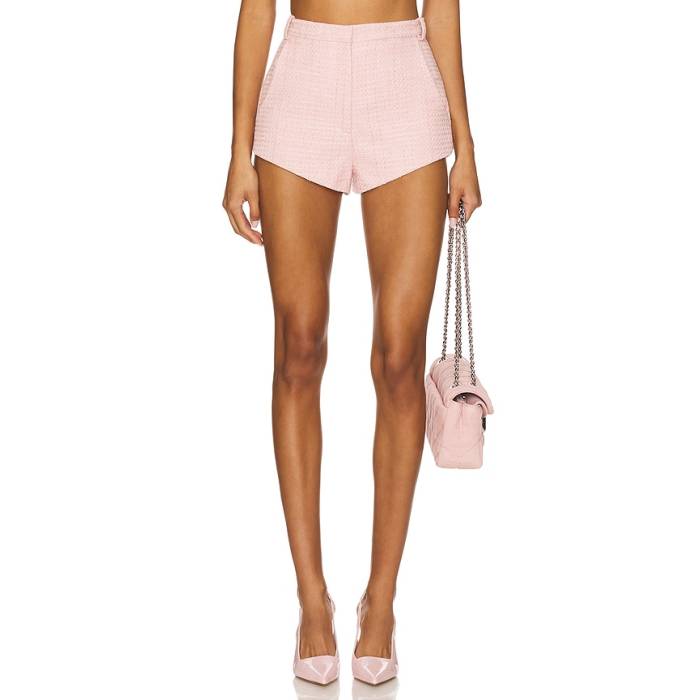 アマンダアプリチャード Amanda Uprichard 【 X Revolve Kelso Shorts Women Lotus 】 さる股引き レディース
