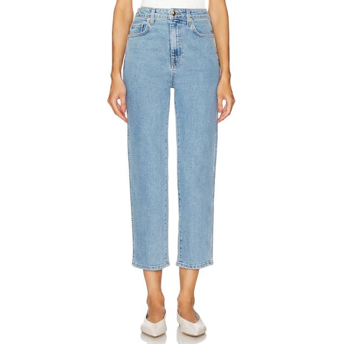 L'academie 【 By Marianna Elodie High Rise Crop Jeans Women Light Blue 】 ハイ ライズ Crop クロップ ジーンズ レディース 青色 ブルー｜スニケス 28,575円