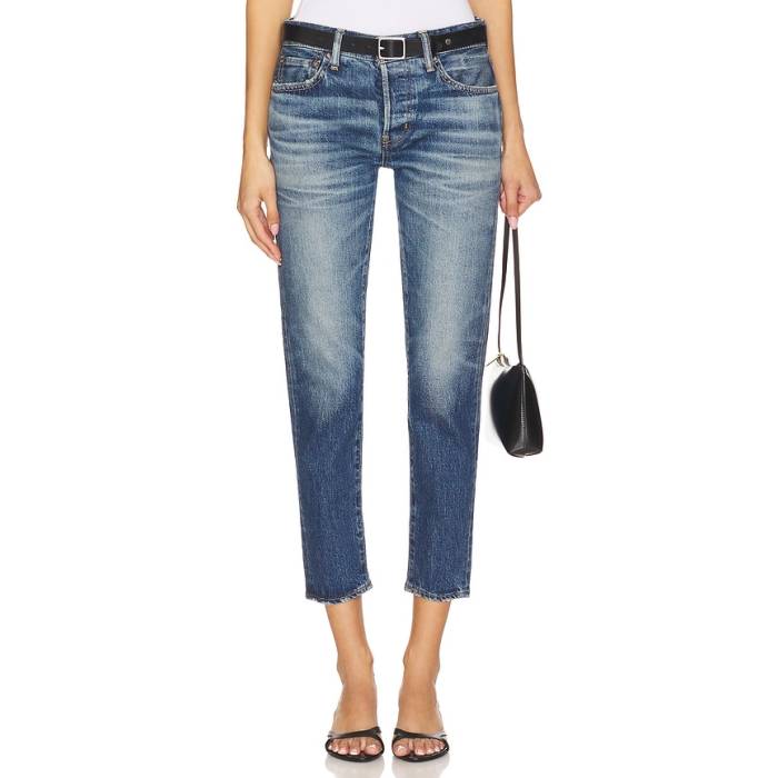 Moussy Vintage 【 Sycamore Tapered Jeans Women Blue 】 ジーンズ レディース 青色 ブルー｜スニケス