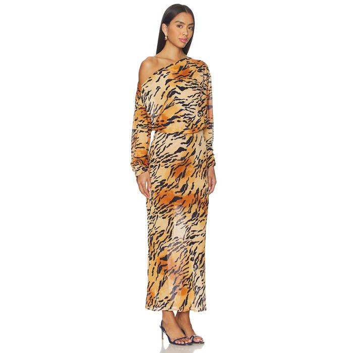 ネバーフリードレス Never Fully Dressed 【 Tiger Tilly Dress Women Brown 】 お召しもの レディース 赤銅色 赤銅色