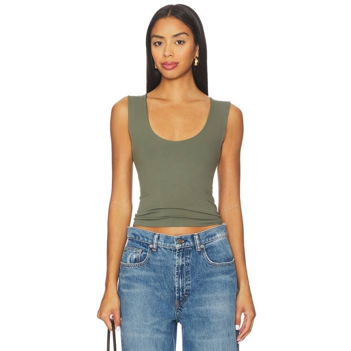 フリーピープル Free People 【 X Intimately Clean Lines Muscle Cami In Adventurer Women Adventurer 】 レディース｜スニケス