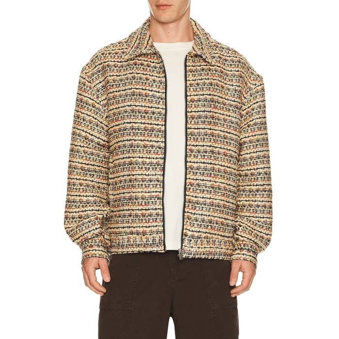 Diet Starts Monday 【 Tweed Jacket Men Tan &Amp; Red 】 Jacket ジャケット メンズ Red 赤・レッド|スニケス