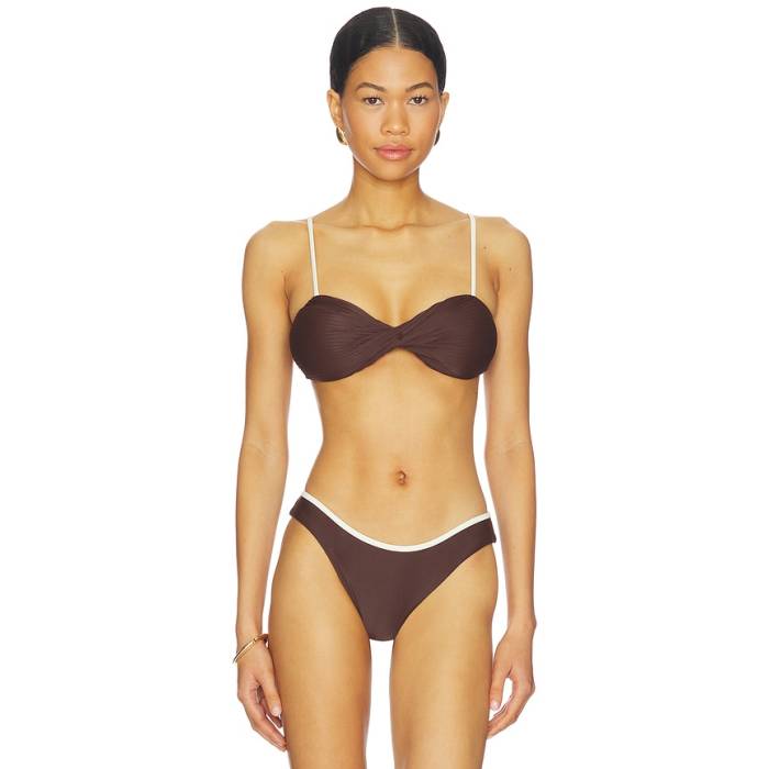 サンシア Sancia 【 The Anja Bikini Top Women Cocoa 】 レディース｜スニケス