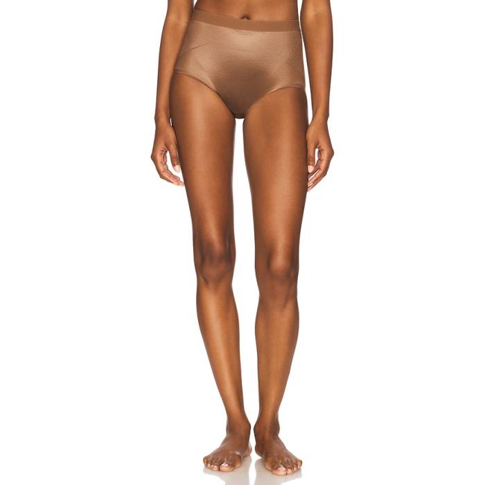 渡り間クス Spanx 【 Shape Invisible Brief Women Chestnut Brown 】 レディース 赤銅色 赤銅色