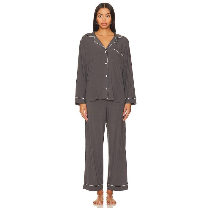 エバージェイ Eberjey 【 Gisele Pj Set Women Graphite \u0026Amp; Sorbet Pink 】 レディース pink サクラ色