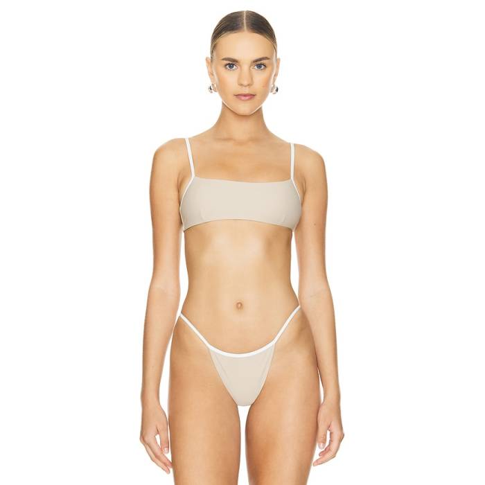 Tularosa 【 Pucara Top Women Beige \u0026Amp; White 】 レディース ベージュ 白いこと 白いこと
