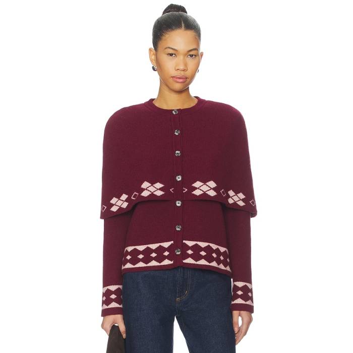 Siedres 【 Cleo Top Women Burgundy 】 レディース ぶどう酒色・バーガンディー