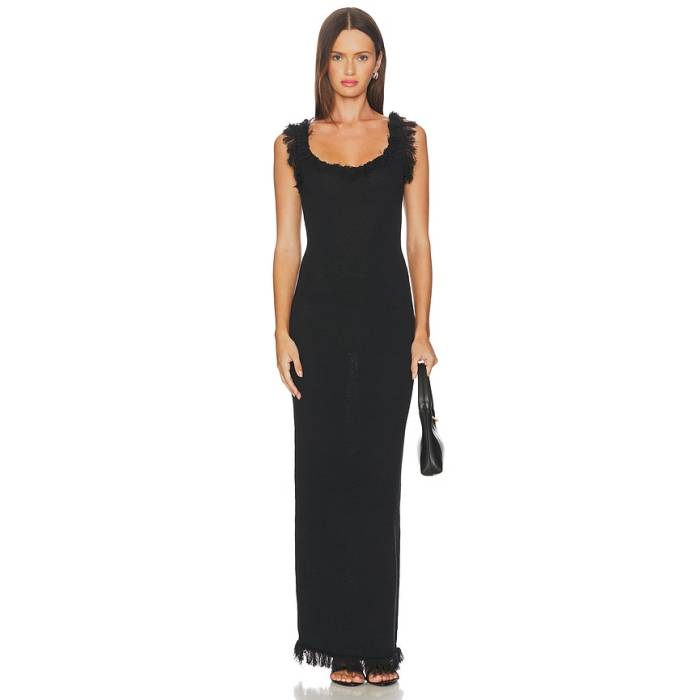 Sndys 【 Skyler Maxi Dress Women Black 】 ドレス レディース 黒色 ブラック