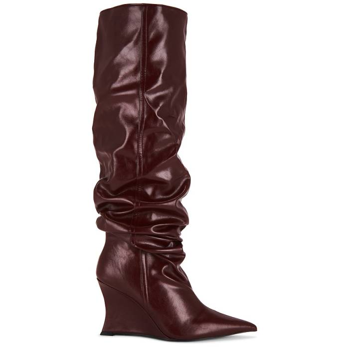 スティーブマデン Steve Madden 【 Distortion Boot Women Burgundy 】 ブーツ レディース ぶどう酒色・バーガンディー