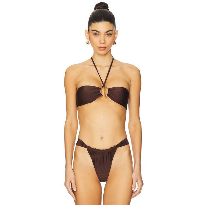 Stone Cold Fox 【 X Revolve Celeste Top Women Chocolate Brown 】 レディース 赤銅色 赤銅色