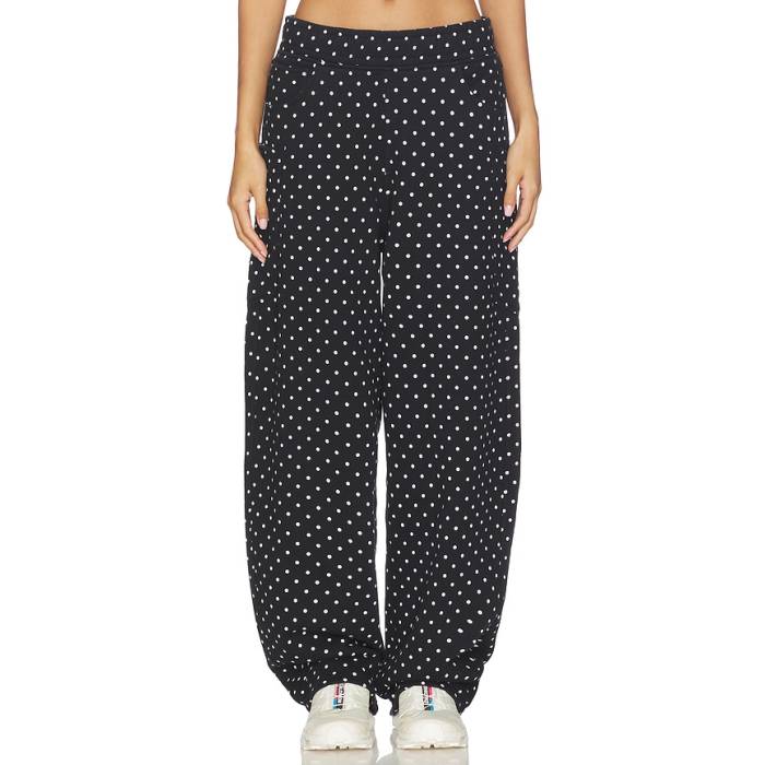 Afrm 【 Ryan Barrel Sweats Women Noir Micro Dot 】 レディース Micro ミクロ｜スニケス