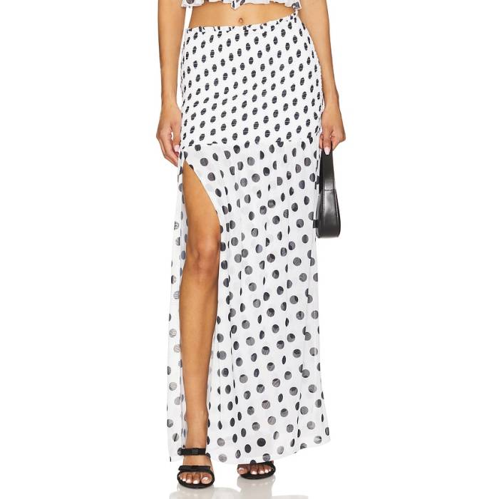 Afrm 【 Quincy Skirt Women Blanc Dot 】 レディース ブランク|スニケス