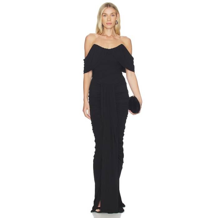 プラバルグルン Prabal Gurung 【 Heidi Gown Women Black 】 レディース 黒いこと 黒いこと