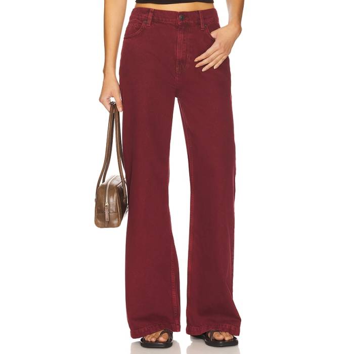 フリーピープル Free People 【 X We The Free Stride Jean In Syrah Women Syrah 】 無償性 レディース