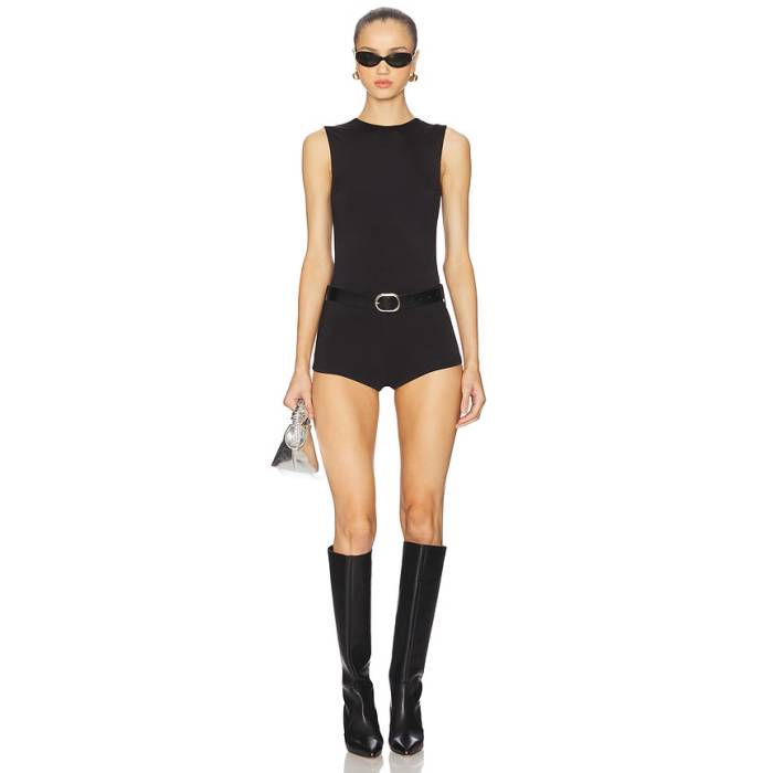 Superdown 【 Stasia Romper Women Black 】 ロンパース レディース 黒いこと 黒いこと