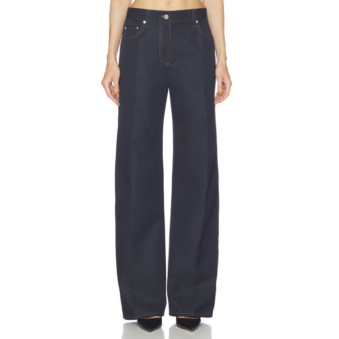 ヘルムートラング Helmut Lang 【 Relaxed Bootcut Pant Women Navy Melange 】 ズボン下 レディース 紺色 米国海軍