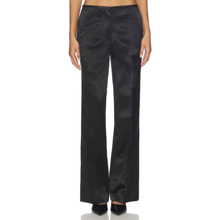 ヘルムートラング Helmut Lang 【 Minimal Satin Pant Women Black 】 サテン パンツ レディース 黒色 ブラック