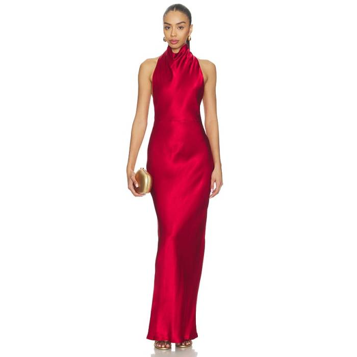 Sndys 【 Nara Maxi Dress Women Deep Red 】 ドレス レディース ディープ Red 赤・レッド|スニケス