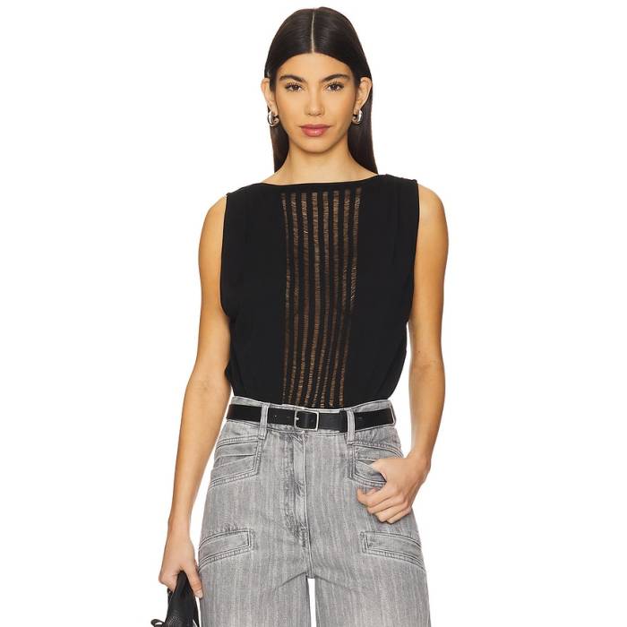 イロ Iro 【 Ulzie Top Women Black 】 レディース 黒いこと 黒いこと