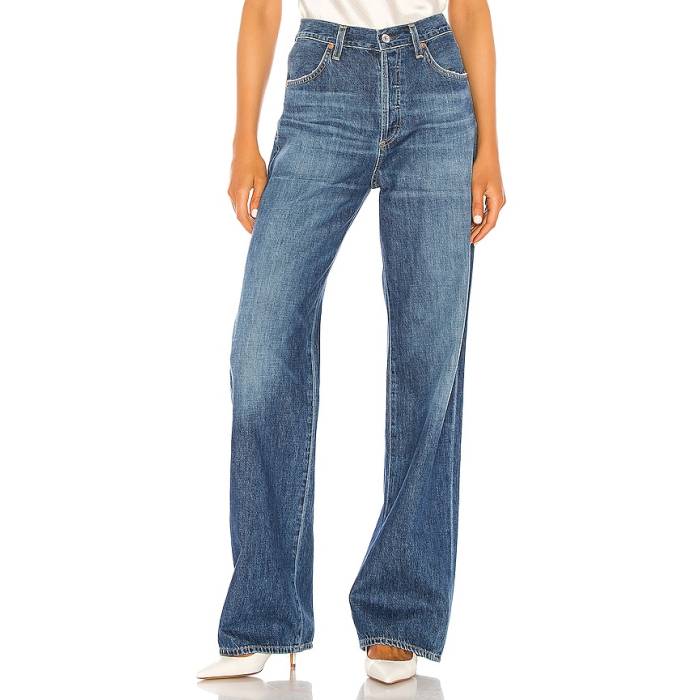 シチズンズオブヒューマニティ Citizens Of Humanity 【 Annina Trouser Jeans Women Blue Rose 】 デニム レディース 青味 青色 Rose さくら色 パンツ-レディースファッション