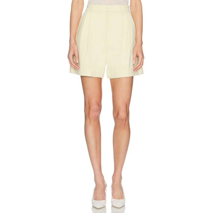 スサナモナコ Susana Monaco 【 Double Knit Cuffed Short Women Whipped Cream 】 編み物 レディース 皮膚軟化剤