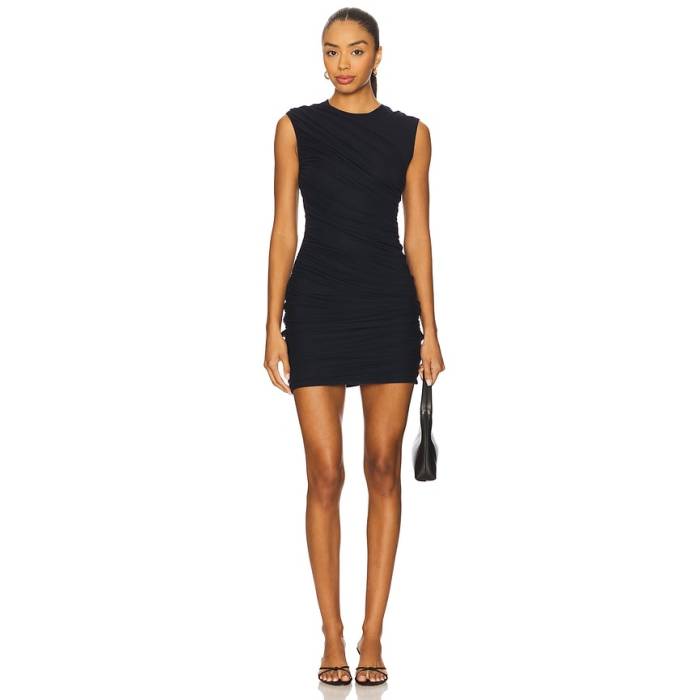 Agolde 【 Ester Twist Dress Women Navy 】 ドレス レディース 紺色 ネイビー|スニケス