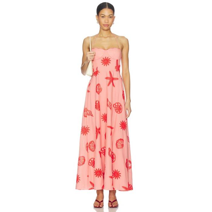 Saylor 【 Cassia Dress Women Pink Rose 】 御召しもの レディース pink サクラ色 Rose サクラ色