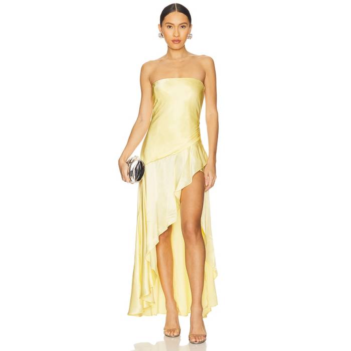 バルドット Bardot 【 Lorenza Midi Dress Women Canary Yellow 】 ドレス レディース yellow 黄色・イエロー｜スニケス