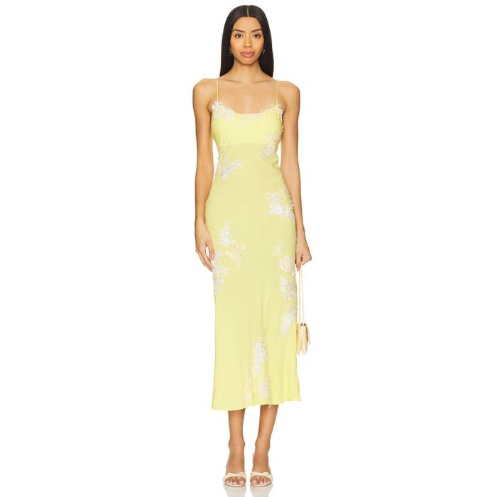 Tyler Mcgillivary 【 Eloise Dress Women Yellow 】 お召しもの レディース yellow 黄味がかった・黄色