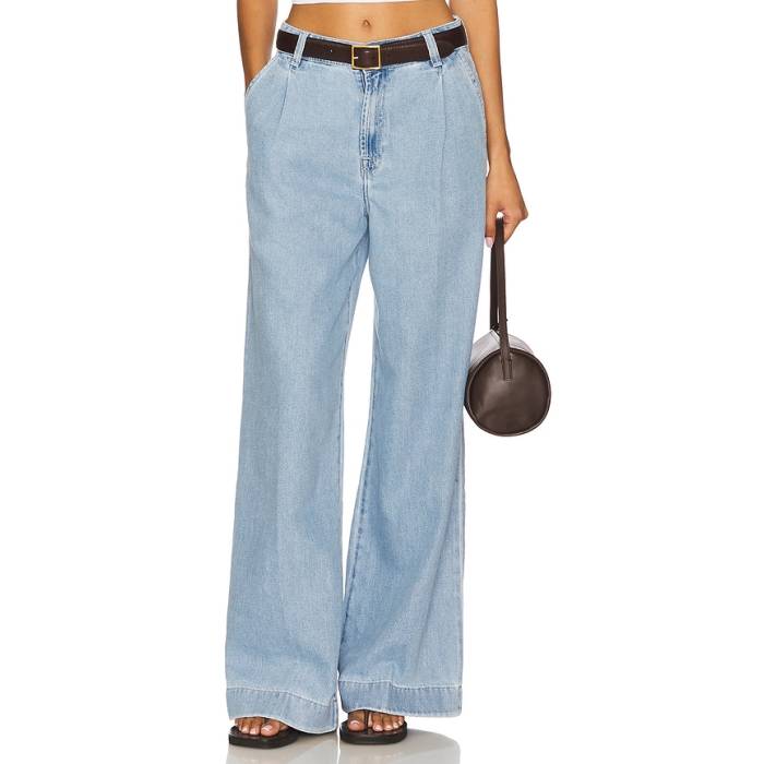 セブンフォーオールマンカインド 7 For All Mankind 【 Pleated Trouser Women Hana 】 レディース