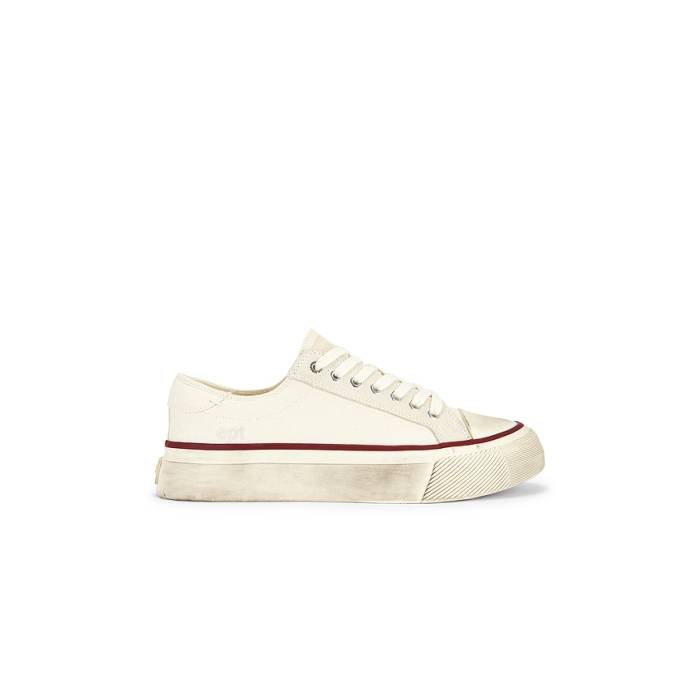 East Pacific Trade 【 Dive Vintage Sneaker Men Beige \u0026Amp; Red 】 vintage ビンテージ・ヴィンテージ 靴 スニーカー メンズ ベージュ Red 赤・赤いこと