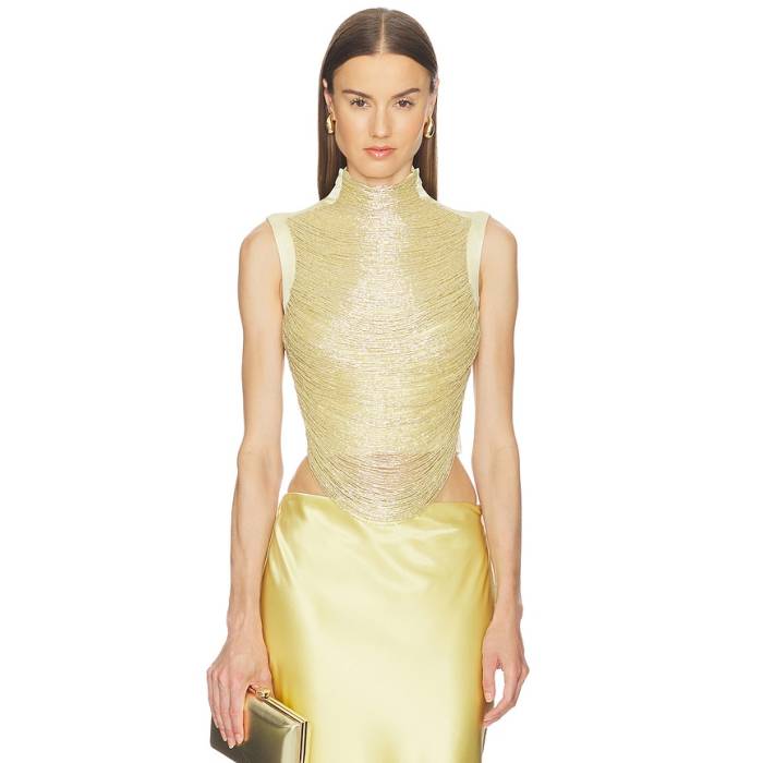 Cult Gaia 【 Taraji Sleeveless Top Women Tapestry Multi 】 Sleeveless ノン衣袂 レディース