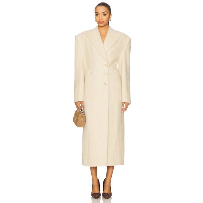 The Andamane 【 Ottavia Coat Women Ivory 】 レディース 象牙色