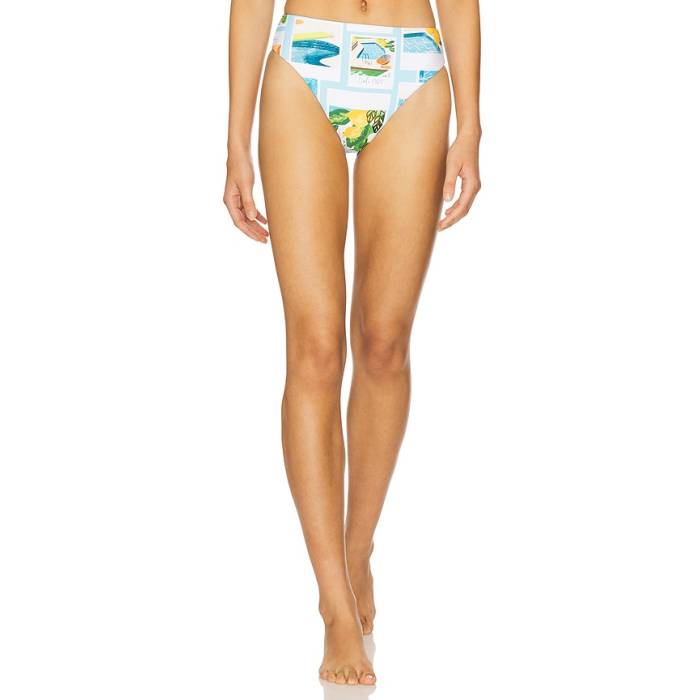 シーフォリー Seafolly 【 High Rise Bikini Bottom Women Turquoise 】 御機嫌 ライズ ズボン ボトムス レディース