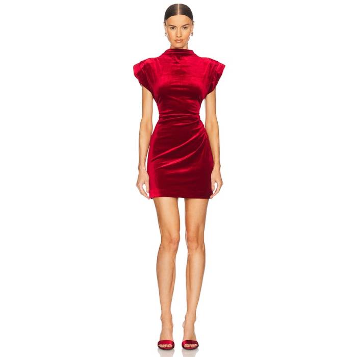 Astr The Label 【 Ila Dress Women Red 】 御召しもの レディース Red 赤・赤いこと