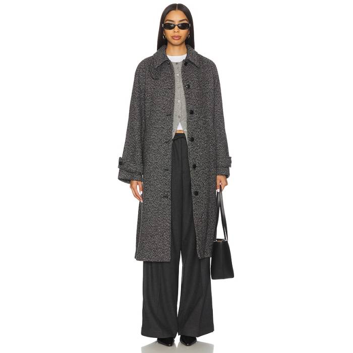 Closed 【 Belted Coat Women Grey Heather Melange 】 レディース 薄墨色 薄墨色 heather ギョリュウモドキ