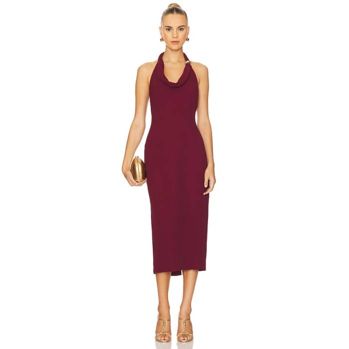 Astr The Label 【 Alanna Dress Women Wine 】 お召しもの レディース レディースファッション-ドレス