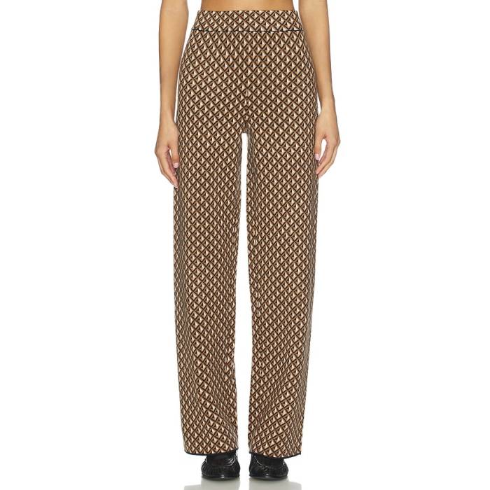 ショウミーユアムームー Show Me Your Mumu 【 Zermatt Sweater Pants Women Carmel Geo Knit 】 調教師 レディース 編み物