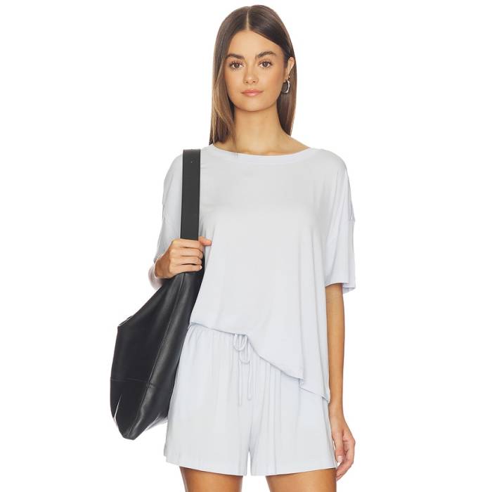 エバージェイ Eberjey 【 Gisele T-Shirt Women Ice Blue 】 プルオーバー レディース 青味 青み